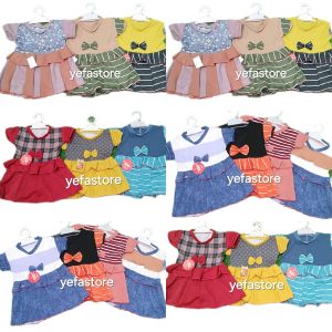 DRESS PAYUNG REMPEL FUL 1-2 TAHUN MURAH MERIAH COD PAKAIAN ANAK PEREMPUAN ATASANA ANAK PEREMPUAN BAJU BAYI PEREMPUAN BAJU ANAK IMPORT