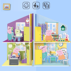 Peppa Pig 3D Jigsaw Puzzle Model Puzzle Toy For Boys And Girls Over 3-6 Years Old Jigsaw Puzzle For Childrens Birthday Gift Toy