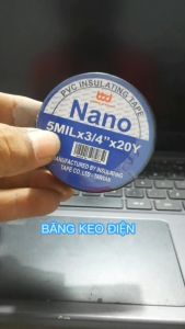 (10 CUỘN/ CÂY) Băng Keo Điện Băng Dính Điện Nhiều Màu 20Y - 182m Nano Sỉ Lẻ
