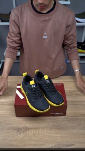 DOMINIC BLACK AXL010 Mostrend x Naz Sneakers Olahraga Sepatu Lari Pria
