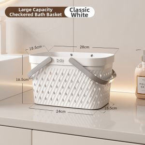 Hand-held Plastics Bath Basket