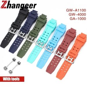 Zhangeer High-Quality Silicone Rubber Watch Strap & Stainless Steel Pin Buckle