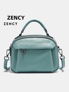 Túi Đeo Vai Nữ Bằng Da Thật Zency 2025 Túi Xách Nữ Bằng Da Bò Đơn Giản Dành Cho Người Đi Làm Mua Sắm Hàng Ngày