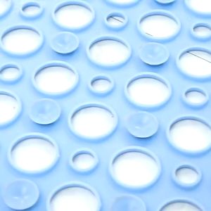 Shower Mat Non Slip with Suction Cups and Drain Holes Machine Washable Bathroom Safety Pvc