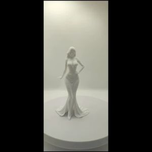 Tượng Điêu Khắc Bằng Nhựa Trang Nhã Để Bàn Trang Trí Phong Cách Art Deco Quà Tặng Độc Đáo Dành Cho Phụ Nữ Bạn Gái Vợ.
