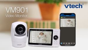 (ประกัน 1ปี) Vtech VM901-V2 Video Baby Monitor Camera & Screen 5 Inch LCD HD กล้อง วิดีโอ เบบี้มอนิเตอร์ 5 นิ้ว 2901V