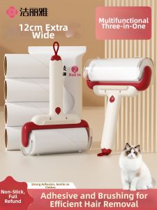 Pet Hair Removal Sticky Roller Replacement Roll Paper