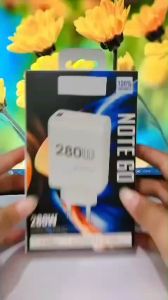 Batok Adapter 280W Fast Charger For RLME NOTE 60 SUPERDART Batok Casan Hp Universal Fast Charging