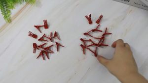 100pcs Grafting Klip Merah Klip Okulasi Penjepit Okulasi Tanaman Penjepit Sambungan Tanaman