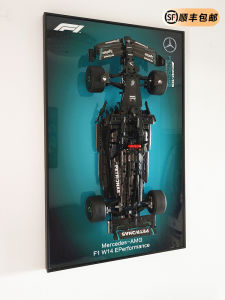 F1 Car Display Panel for Lego Background Decoration