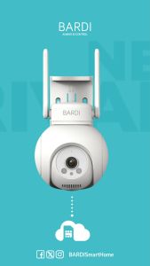 BARDI Smart IP Camera Outdoor PTZ with Cloud SIM CCTV Tanpa WiFi