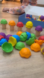 Ice Cream Counting Cones – Ice Cream Alphabet Cones sorting / pattern Math Toy