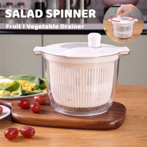 Salad Spinner Fruits Vegetables Food Strainer 2in1 Colander Bowl Storage Contaner