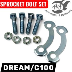A.K.A MOTORPARTS SPROCKET BOLT SET DREAM/C100 FOR MOTORCYCLE