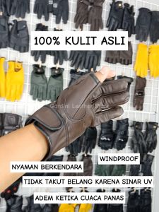 SARUNG TANGAN KULIT ASLI UNTUK MOTORAN TOURING RIDING DAN SUNMORI MODEL PREMIUM MURAH KULIT DOMBA