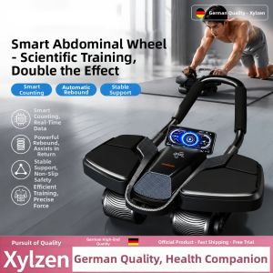 Digital Display Ab Roller Auto Return Training Aid