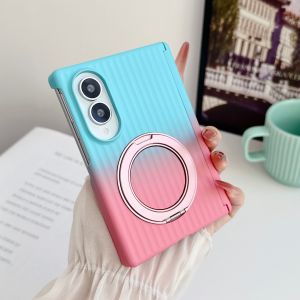 szhaiyu | 360 Rotating Bracket Matte for Magsafe Gradient Color Case for Samsung Galaxy Z Fold 8 Ultra 7 6 5 ZFold8 Magnetic Hard PC Cover