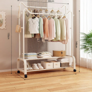 TENGYAGAO | Double-layer Storage Clothes Rack