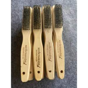 Combo10 -Bàn Chải Sắt Cán Gỗ -5 Hàng-7 Hàng -Vuông