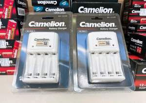 Máy sạc pin Ni-MH CAMELION sạc nhanh 2H hỗ trợ pin AA/ AAA