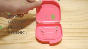 Pearlie White Retainer Case I Store Dental Appliance