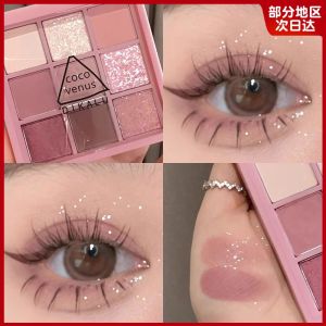 Phấn Mắt Đa Năng Màu Đất Liền Hoàn Thiện Dạng Bột Giá Cả Phải Chăng Dành Cho Học Sinh 9 Màu Chống Thấm Nước Chống Mồ Hôi Dễ Trang Điểm