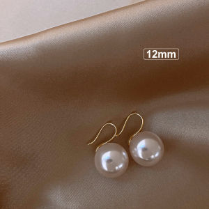 ต่างหูไข่มุกแบนหรูหราสไตล์ฝรั่งเศส รองเท้าส้นสูง ต่างหูรูปหูกระต่าย ต่างหูแฟชั่นสำหรับผู้หญิง ต่างหูแบบใหม่ 2025 ต่างหูรูปหูกระต่าย