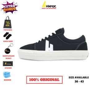 Hamz History Low Black white Sepatu Sneakers Pria dan Wanita