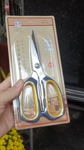Kéo Gia Dụng Cán Ngắn Đa Năng (10 cm) – Dụng Cụ Văn Phòng & Nhà Cửa Dùng cho giấy bao bì mỏng sinh hoạt hằng ngày