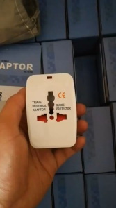 Universal Travel Adapter with 2 USB 1 Type-C & Socket | Works in 150+ Countries (UK/EU/US/JP/AUS)