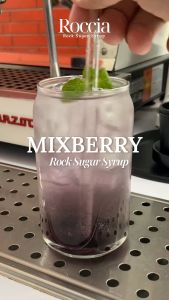 Roccia Rock Sugar Syrup Mixberry - Syrup Gula Batu Rasa Mixberry 760ml