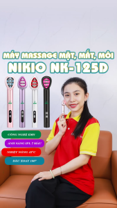 Máy massage mắt môi mát xa mặt đa năng Nikio NK-125D - Ánh sáng sinh học làm đẹp da