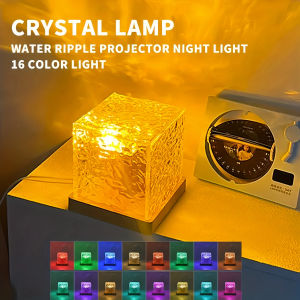 16 Colors Aura Light Romantic Ocean Wave Projection Lamp Aurora Lights Home Decoration Underwater Projector Night Lights Remote