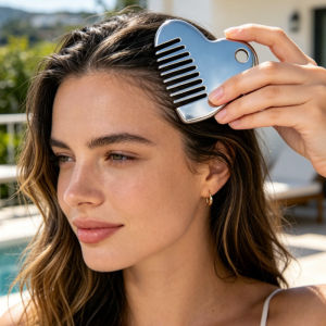 1pcs  Stainless Steel Gua Sha Facial ToolsMetal Gua Sha Board for Face & BodyTighten Skin & Anti-Wrinkle Massage Tool for Eyes