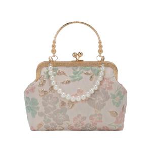 MEIFEI | Fashionable Embroidered Large Capacity Banquet Bag Pearl Handbag Chain Shoulder Bag