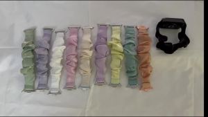 Dây Đeo Tay Đàn Hồi Kiểu Scrunchies Dành Cho Xiaomi Smart Band 10pro/8 Pro/9 Pro & Redmi Watch 5/4 - Dây Đeo Vải Có Chức Năng Thông Báo Đẩy Dành Cho Nữ