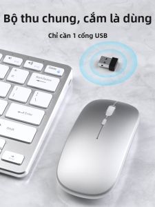 Bộ Bàn Phím Chuột Bluetooth Không Dây 2.4G Cho Máy Tính Để Bàn Máy Tính Xách Tay Văn Phòng Thiết Kế Ngắn Chống Sốc Tương Thích Với Windows