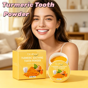 Turmeric Teeth Whiten Powder Remove Coffee Tea Stain Yellow Teeth Reduce Gum Inflammation Fresh Breath Sensitive Teeth Powder