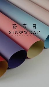 20 LEMBAR FLOWER WRAPPING RAINBOW WATERPROOF CELLOPHANE KERTAS BUKET PEMBUNGKUS BUNGA KB6174