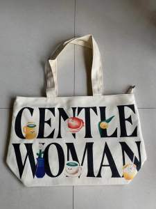 Gentle Woman premium canvas mini figures Tote bag