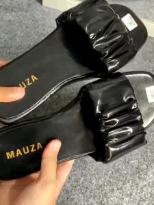 Sandal wanita Kekinian Sandal selop kerut brand mauza
