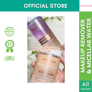 Hanasui Cleansing Water & Make Up Remover 100ml | Bersihkan Wajah & Riasan Waterproof Tanpa Iritasi