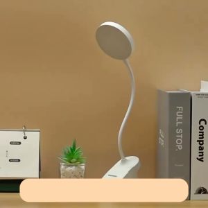 1pcs Rechargeable Table Lamp USB Lamp Shade For Bedroom Dim Clip Desk Lamp Mini Study Light For Room USB Lamp 1PCS