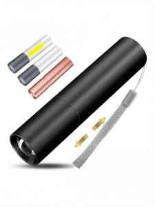 Bright USB Charging Zoomable Flashlight