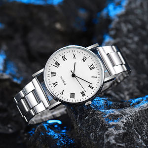 Steel Band Mens Quartz Watch Perfect Gift For Students Male Fashion Enthusiasts Daily Wear Luxury Male Business Wristwatch