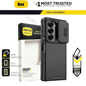 Military Grade Armor Ott Defender Slide Camera Case For Samsung Galaxy Z Fold 8 Ultra 7 6 5 4 Enhanced Anti-drop Protect Cover