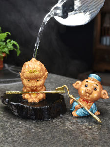 Changsha Colorful Tea Pet Cartoon Creative Decorative Gifts Display Pieces Wealth Attracting Zen Tea Play Tea Table Accessories