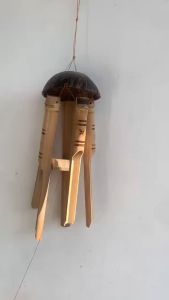 Lonceng Angin Bambu: Bel Angin Motif Bakar & Aksesoris Interior Alami