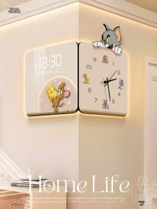 CTYLIGHTZ | Corner Digital Wall Clock Year-Calendar