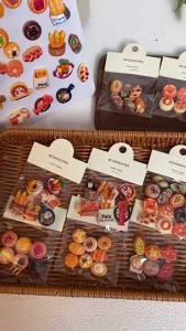 12Pcs Realistic Bread Fridge Magnets for Fridge Decor & Note Holder Birthday Party Favor & Summer Holiday Gift Supply